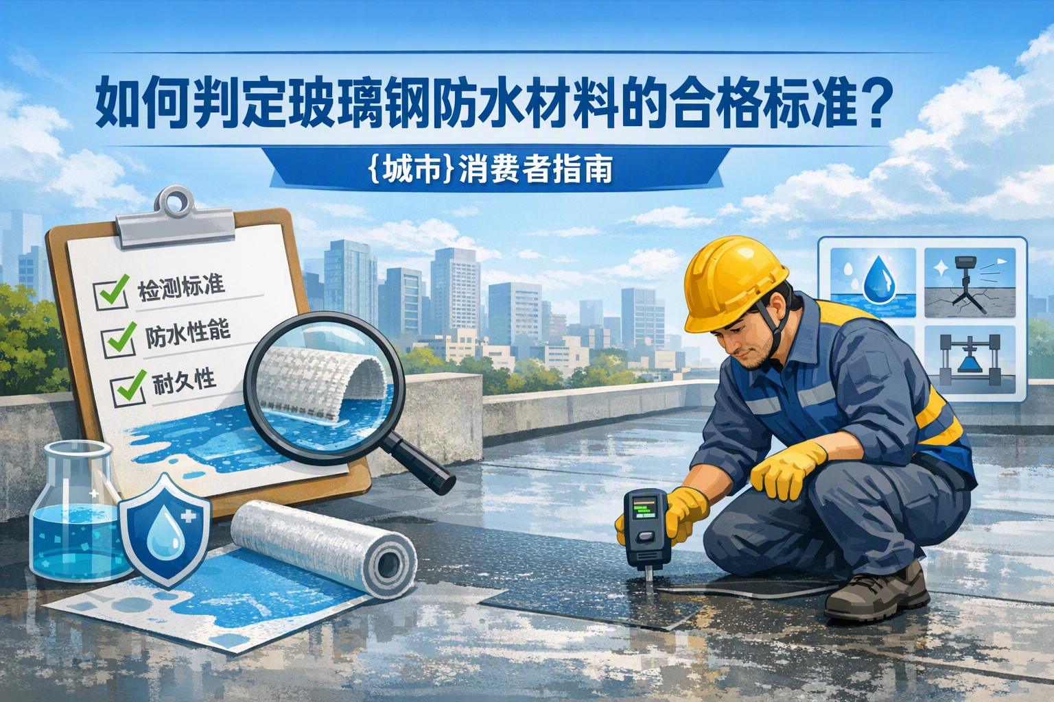 如何判定玻璃钢防水材料的合格标准? 红河 消费者指南