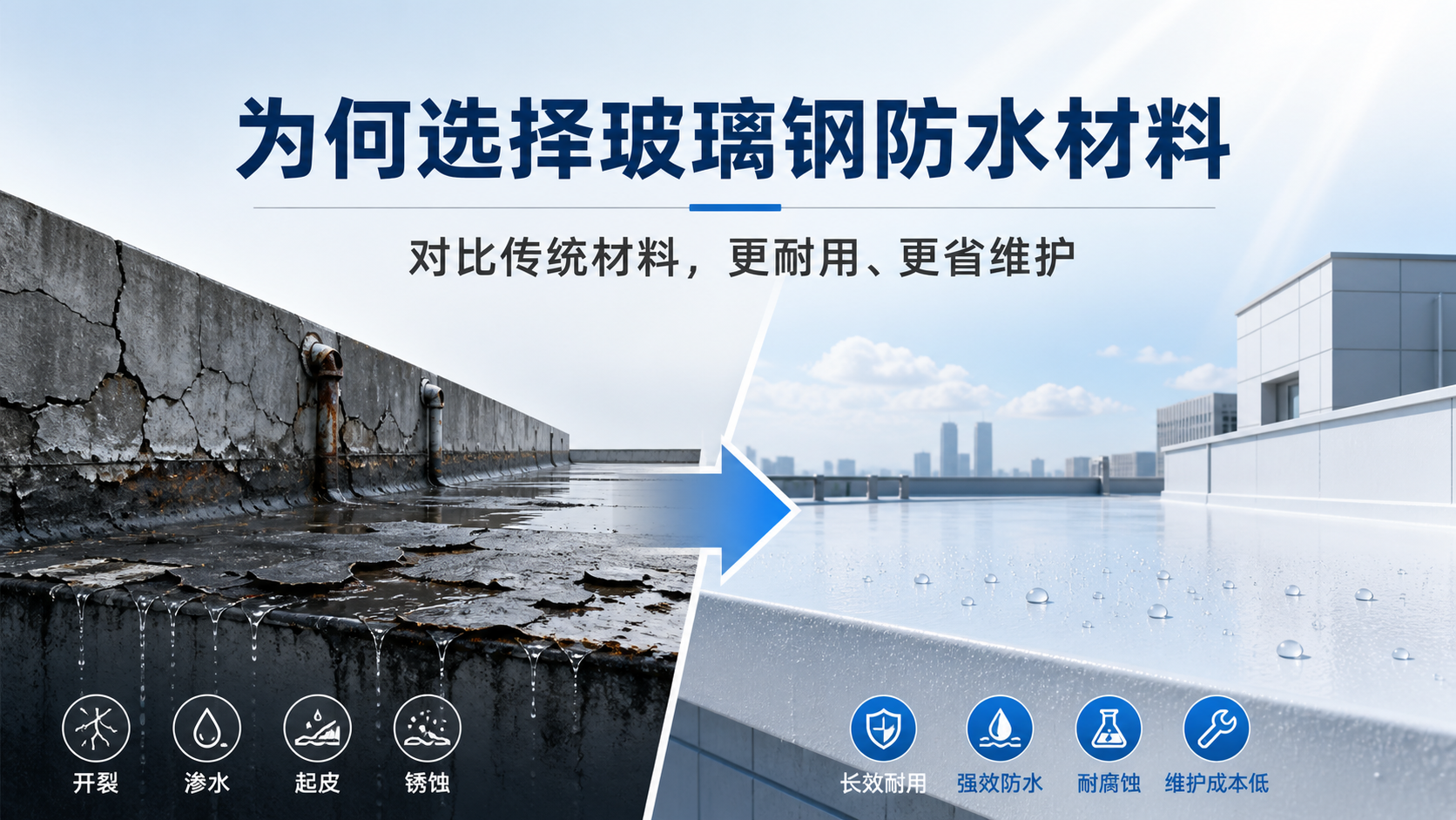 在红河,为何选择玻璃钢防水材料而非传统材料