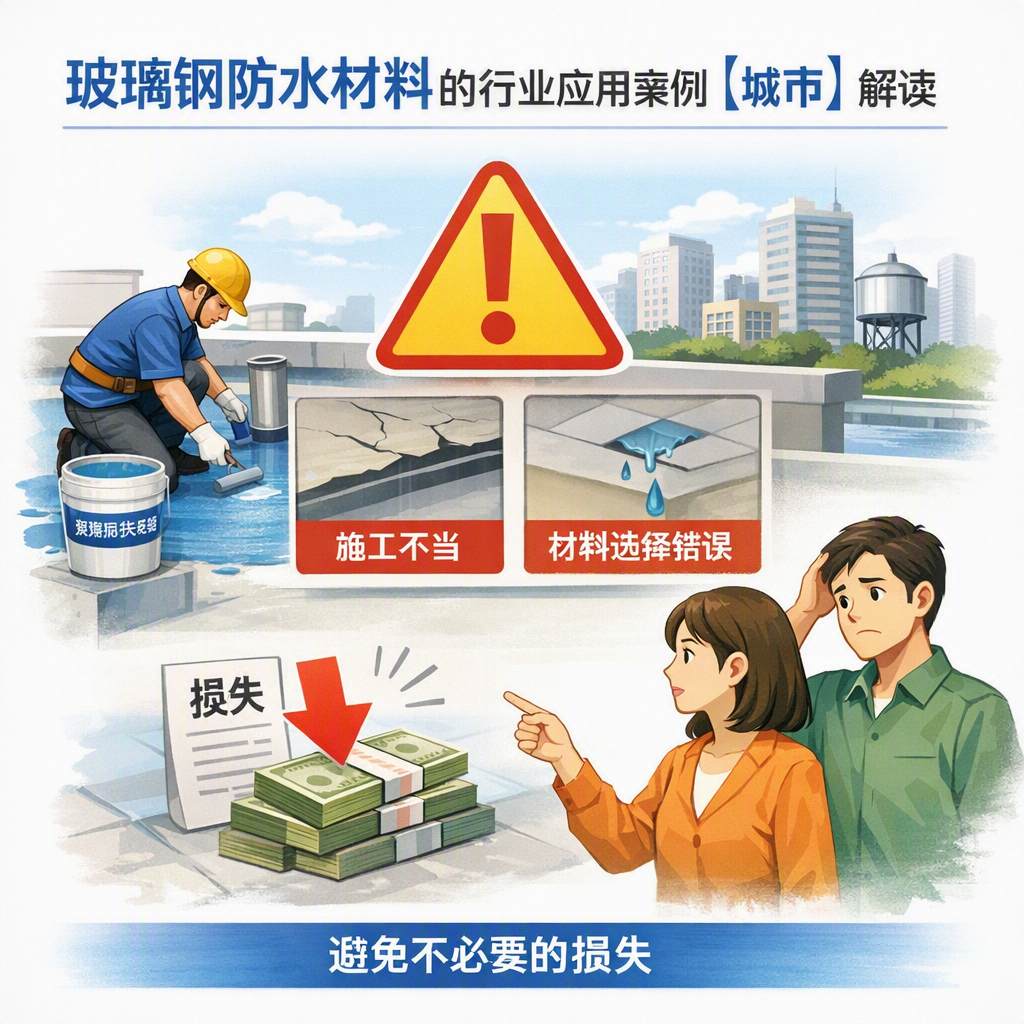 玻璃钢防水材料的行业应用案例,红河解读