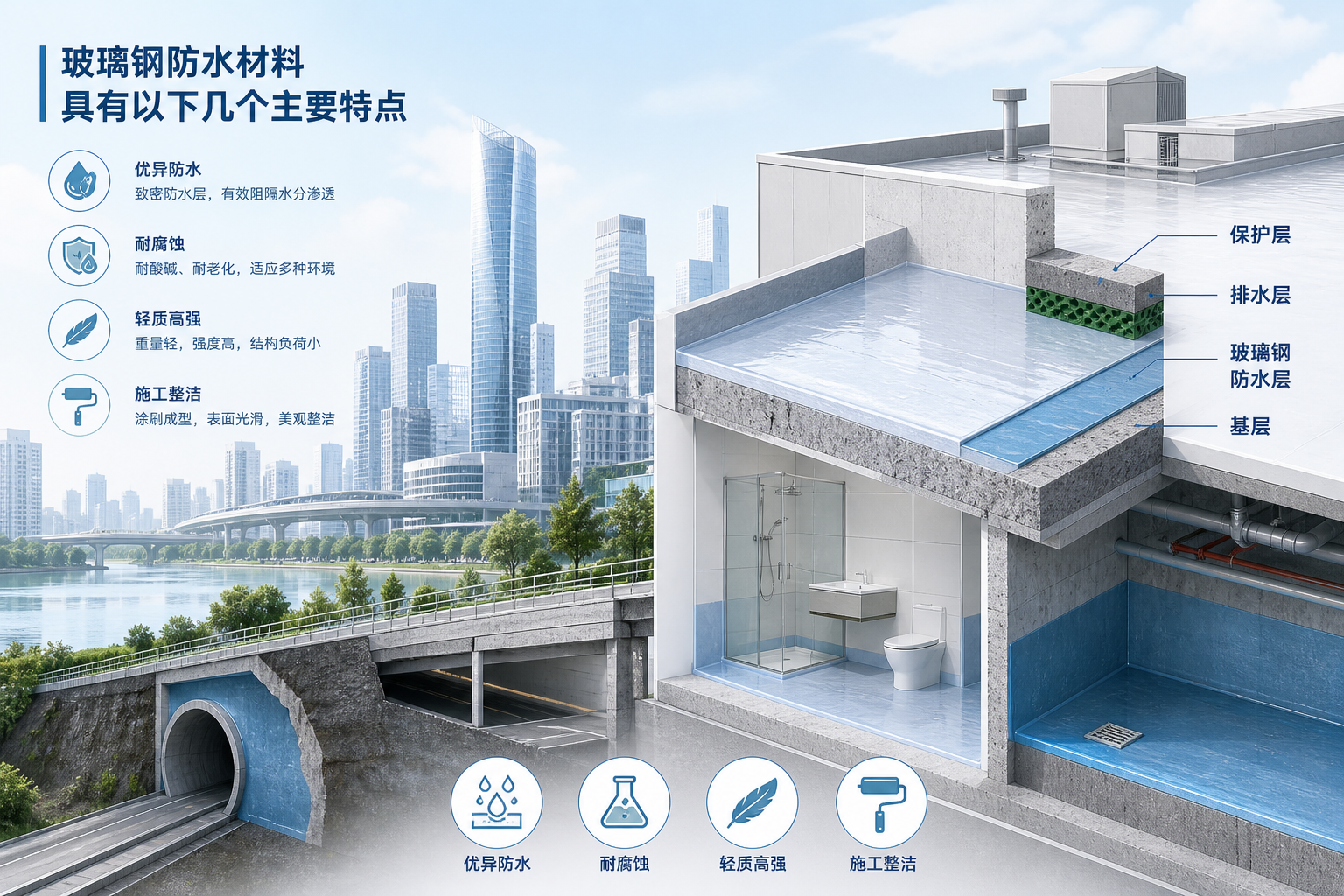2023年玻璃钢防水材料市场趋势分析,关注 红河 发展